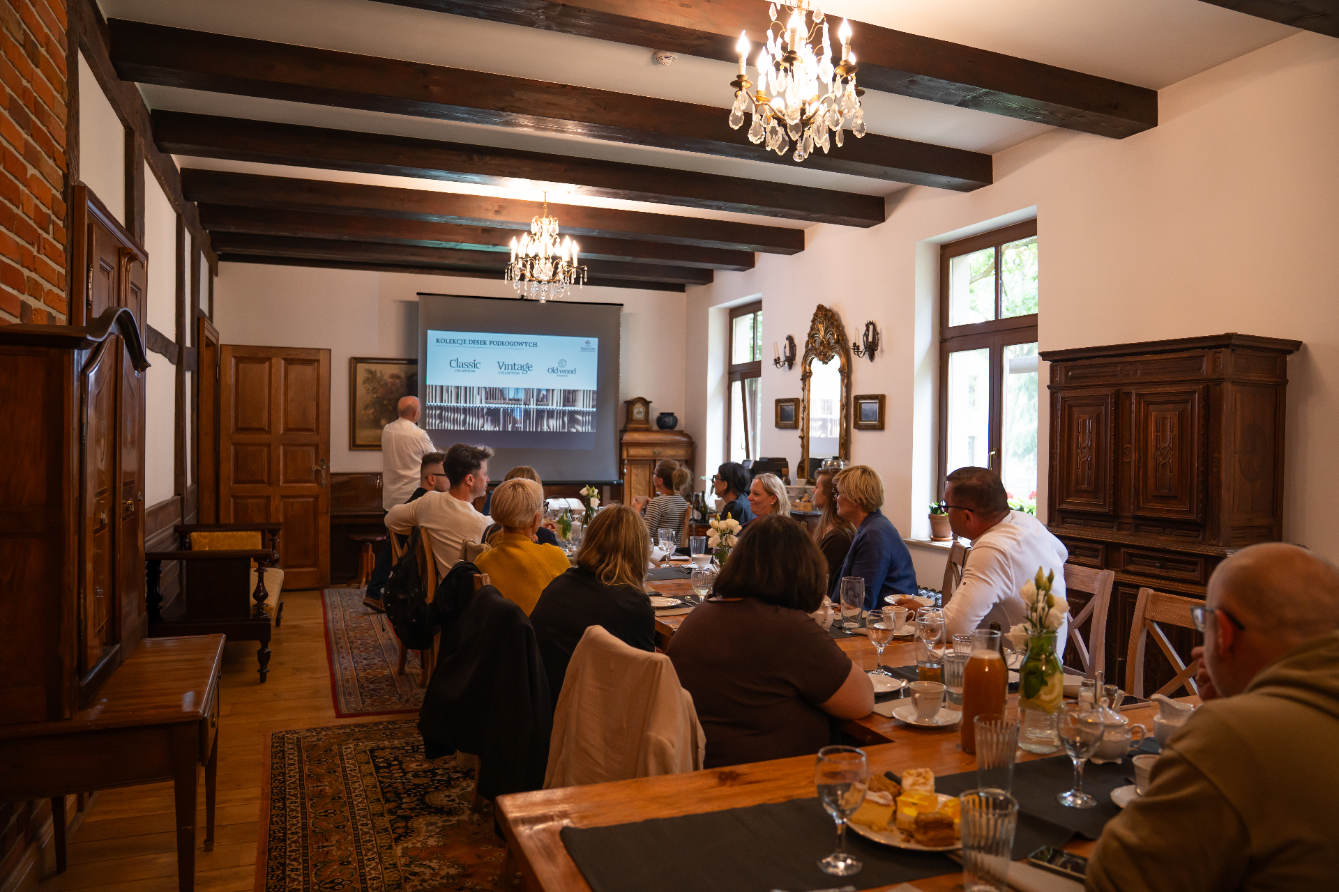 Präsentation der Dielenkollektionen für Partner