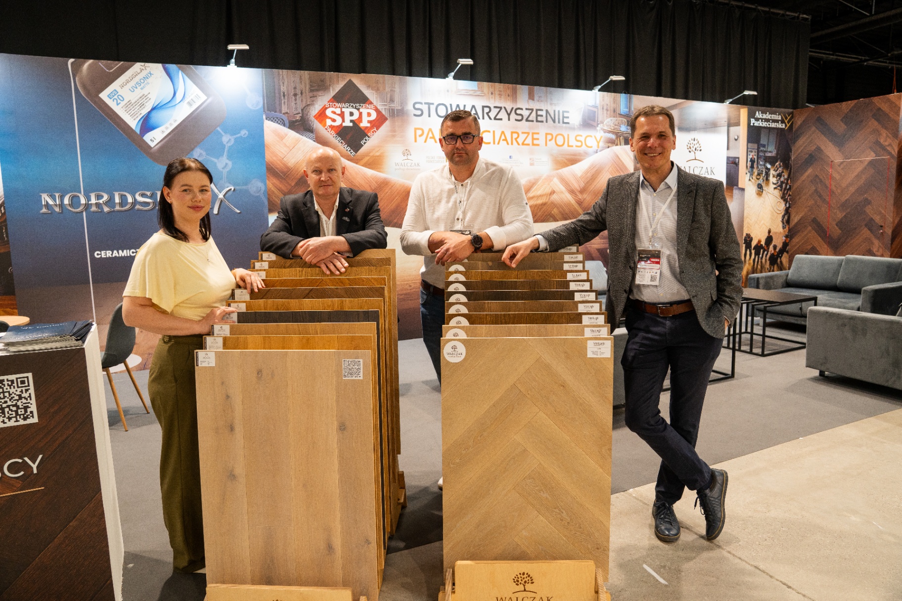 WALCZAK-Stand auf einer Parkett-Fachmesse